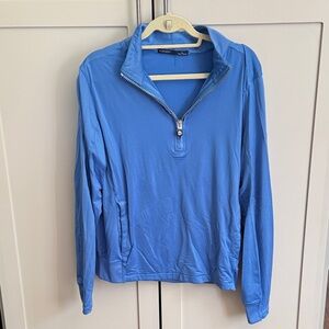 Men's Blue Quarter-Zip Sweatshirt